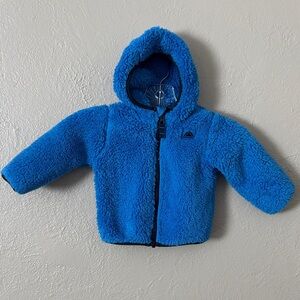SNOZU Plush Sherpa Jacket Infant Baby 9-12mo Blue